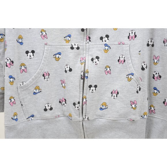 Disney Mickey Mouse & Friends PLUS SIZE 5X Hoodie Full Zip Cotton Sweatshirt - Picture 2 of 4